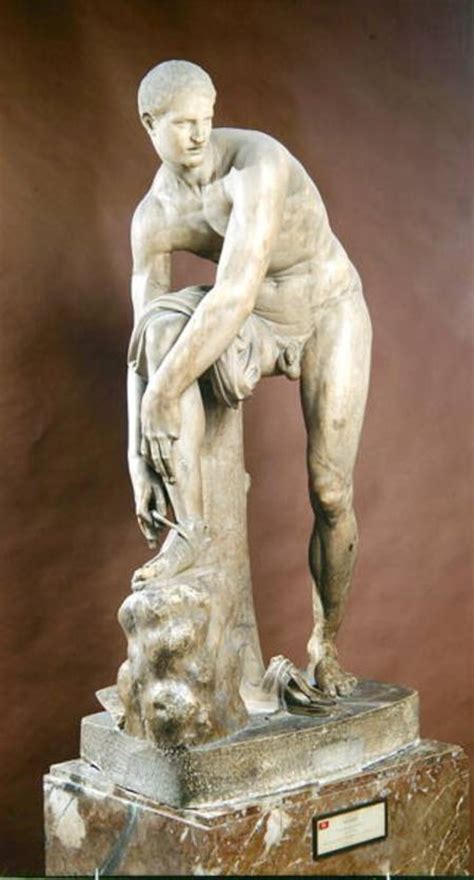 cincinnato hermes|Hermes tying his sandal, so.